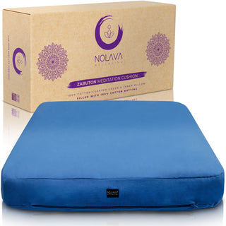 Nolava Designs Zabuton Meditation Mat Blue