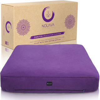 Nolava Designs Zabuton Meditation Mat Purple