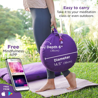Nolava Designs Zafu Meditation Cushion