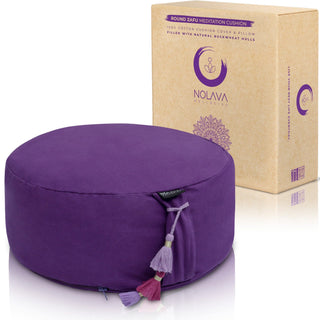 Nolava Designs Zafu Meditation Cushion Purple