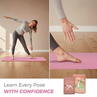 NOLAVA Yoga Card Set – 40 Pose & Flow Cards for Daily Practice, Mindful Movement & Meditation - Nolava Designs