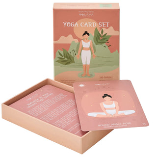 NOLAVA Yoga Card Set – 40 Pose & Flow Cards for Daily Practice, Mindful Movement & Meditation - Nolava Designs