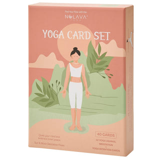 NOLAVA Yoga Card Set – 40 Pose & Flow Cards for Daily Practice, Mindful Movement & Meditation - Nolava Designs