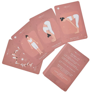 NOLAVA Yoga Card Set – 40 Pose & Flow Cards for Daily Practice, Mindful Movement & Meditation - Nolava Designs