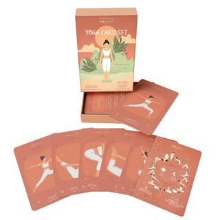 NOLAVA Yoga Card Set – 40 Pose & Flow Cards for Daily Practice, Mindful Movement & Meditation - Nolava Designs