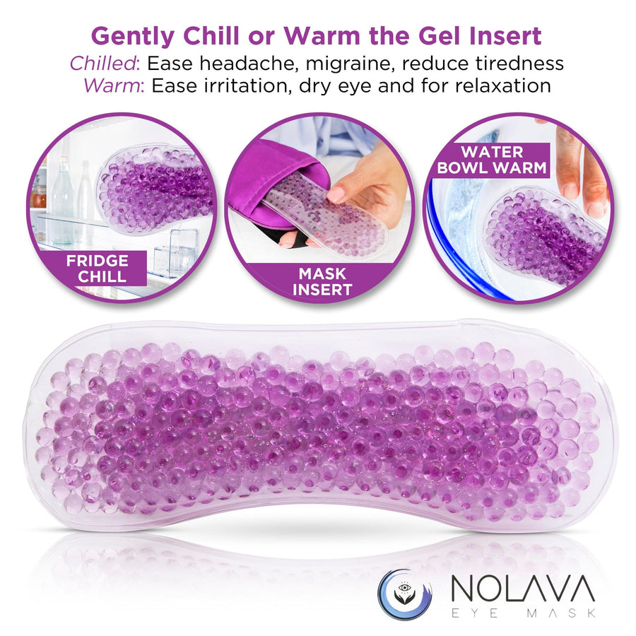NOLAVA 100% Pure Mulberry Silk Sleep Eye Mask, eye mask, silk mask, mask for sleeping, Luxe Silk Eye Cover, Gel Eye mask, Warm Compress, Cool Gel Pack, Light blocking, Adjustable silk band, Beautiful Sleep Gift for Women, gift for Moms, gift for Men, relaxing, eye pillow for yoga, yoga, ayurveda, ayurvedic, healing pillow, headache, pressure pillow