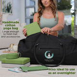 Green Yoga Mat Set