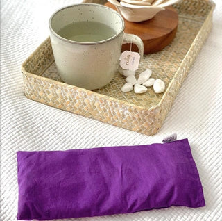 Lavender Weighted Eye Pillow - Organic Cotton Flaxseed & Aromatherapy for Yoga, Meditation & Sleep | NOLAVA - Nolava Designs