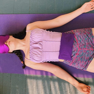 Lavender Weighted Eye Pillow - Organic Cotton Flaxseed & Aromatherapy for Yoga, Meditation & Sleep | NOLAVA - Nolava Designs