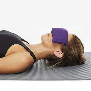 Lavender Weighted Eye Pillow - Organic Cotton Flaxseed & Aromatherapy for Yoga, Meditation & Sleep | NOLAVA - Nolava Designs