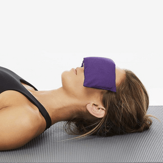 Lavender Weighted Eye Pillow - Organic Cotton Flaxseed & Aromatherapy for Yoga, Meditation & Sleep | NOLAVA - Nolava Designs