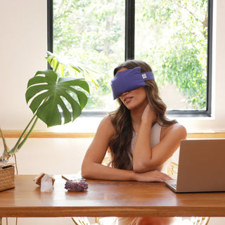 Lotus Eye Pillow With Strap - Nolava Designs