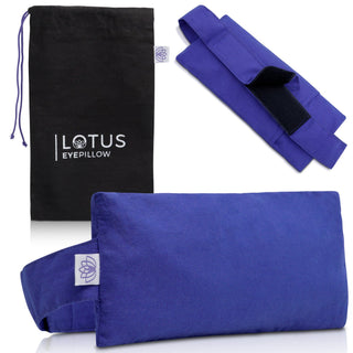 Lotus Eye Pillow With Strap - Nolava Designs