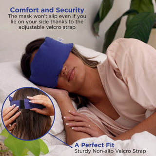 Lotus Eye Pillow With Strap - Nolava Designs